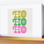 Ho Ho Ho - Pink and Green Wall Mural Gallery Image 2