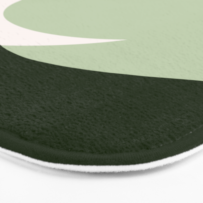 Abstract moon Bath Mat Gallery Image 3