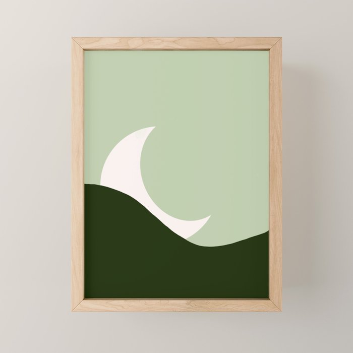Abstract moon Mini Art Print Gallery Image 1