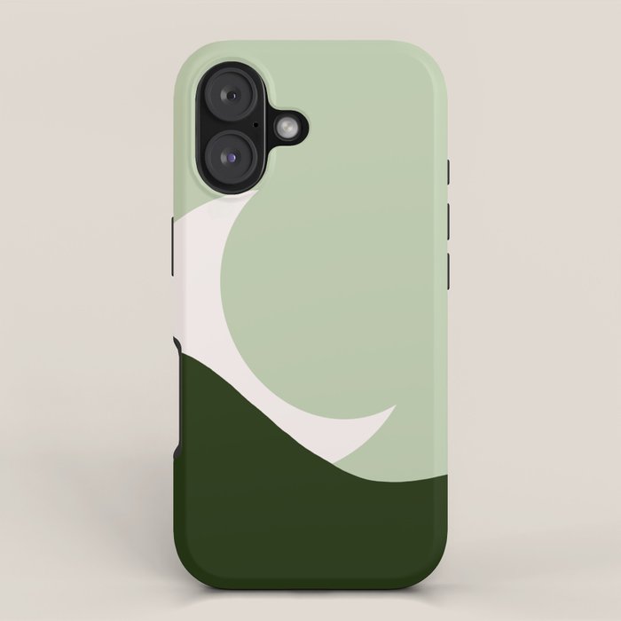 Abstract moon iPhone Case Gallery Image 1