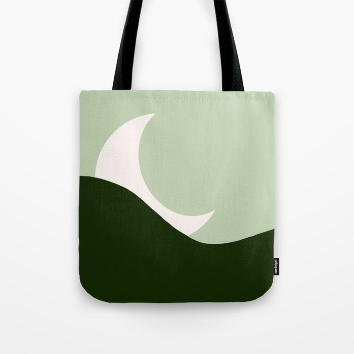 Abstract moon Tote Bag Gallery Image 1
