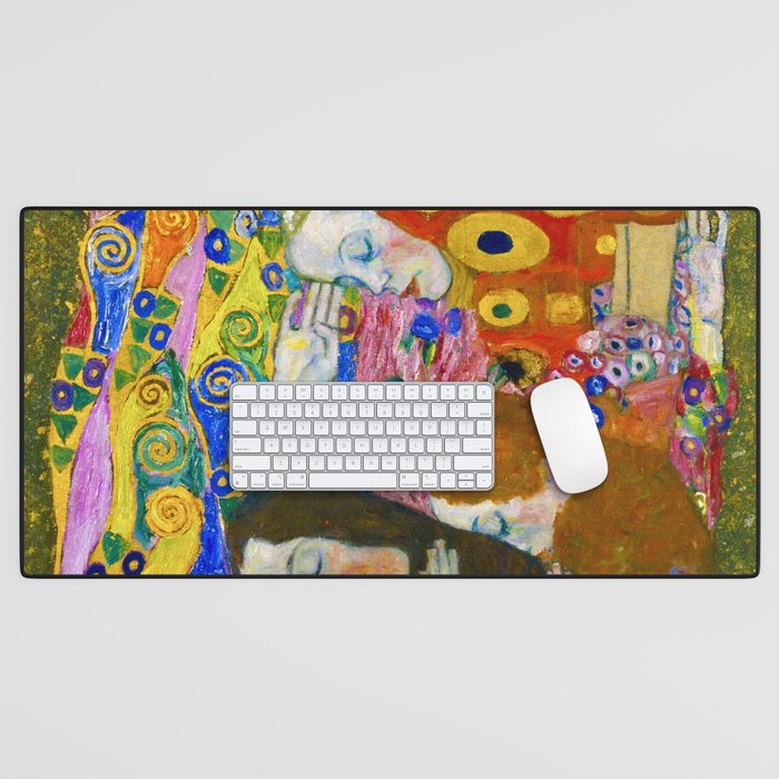 Gustav Klimt "Hope II" (detail) Desk Mat Gallery Image 1