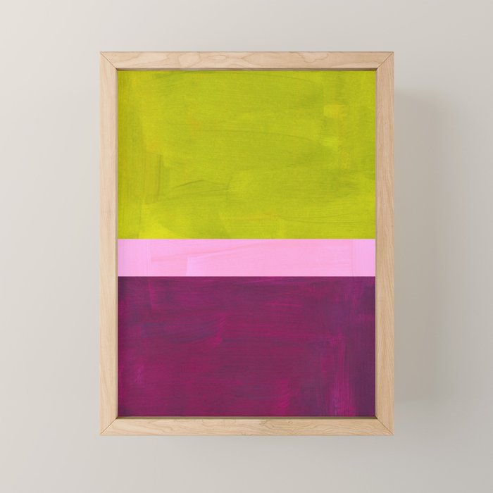 Green Plum Mini Art Print Gallery Image 1