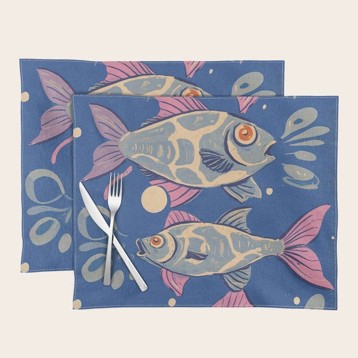 Oceanic Life - Fishes Placemat Gallery Image 1
