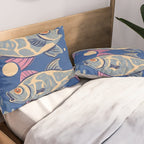 Oceanic Life - Fishes Pillow Sham Gallery Image 2