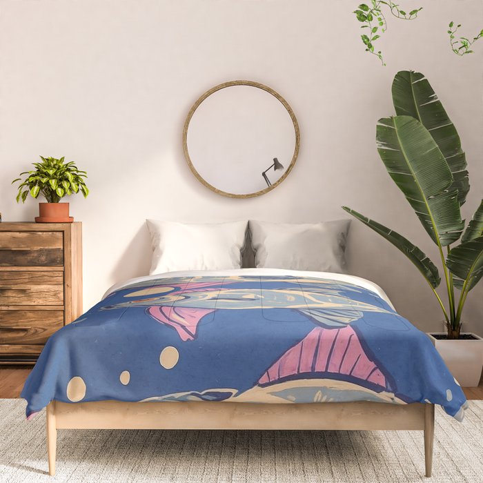 Oceanic Life - Fishes Comforter Gallery Image 3