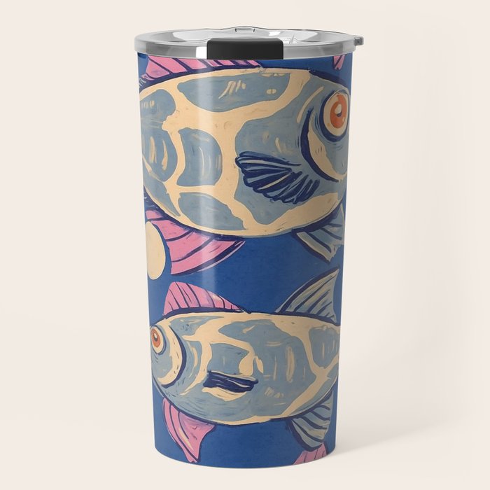 Oceanic Life - Fishes Travel Mug Gallery Image 1