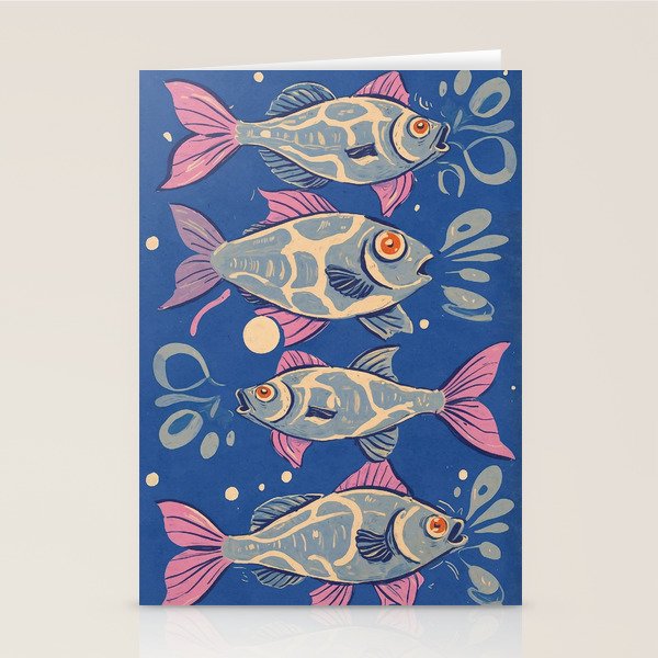Oceanic Life - Fishes Stationery Card Gallery Image 2