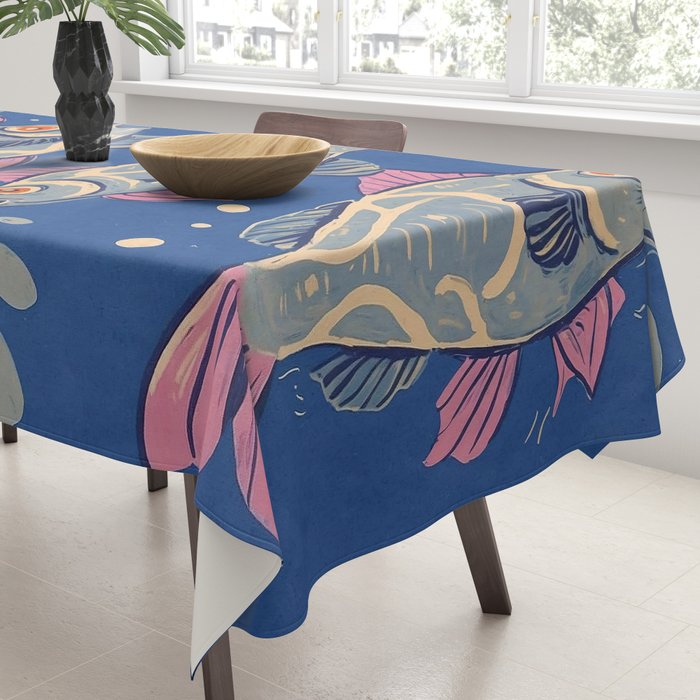 Oceanic Life - Fishes Tablecloth Gallery Image 3