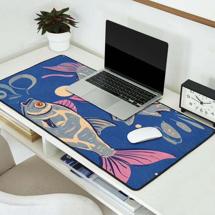 Oceanic Life - Fishes Desk Mat Gallery Image 2