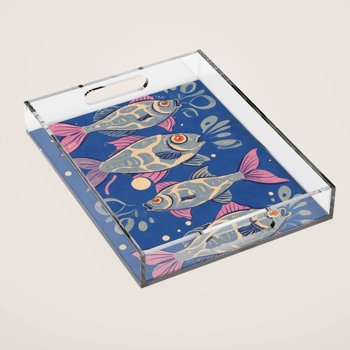 Oceanic Life - Fishes Acrylic Tray Gallery Image 1