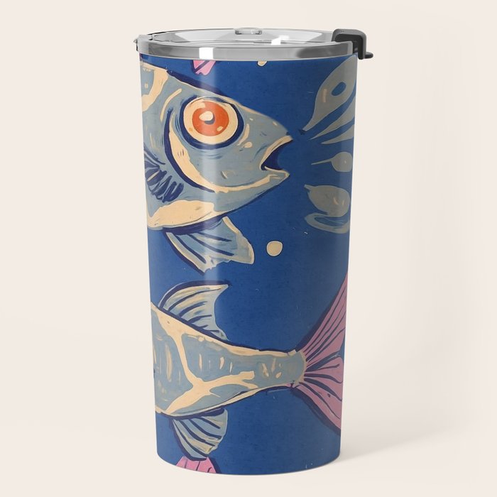 Oceanic Life - Fishes Travel Mug Gallery Image 2
