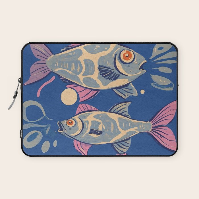Oceanic Life - Fishes Laptop Sleeve Gallery Image 1