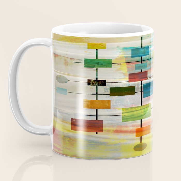 Mid-Century Modern Art 1.3 -  Graffiti Style Coffee Mug Gallery Image 3