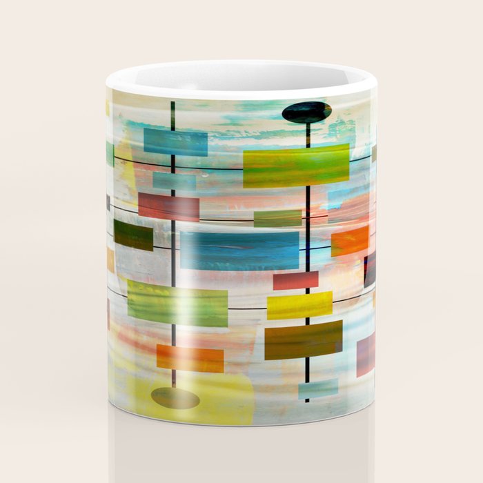 Mid-Century Modern Art 1.3 -  Graffiti Style Coffee Mug Gallery Image 4