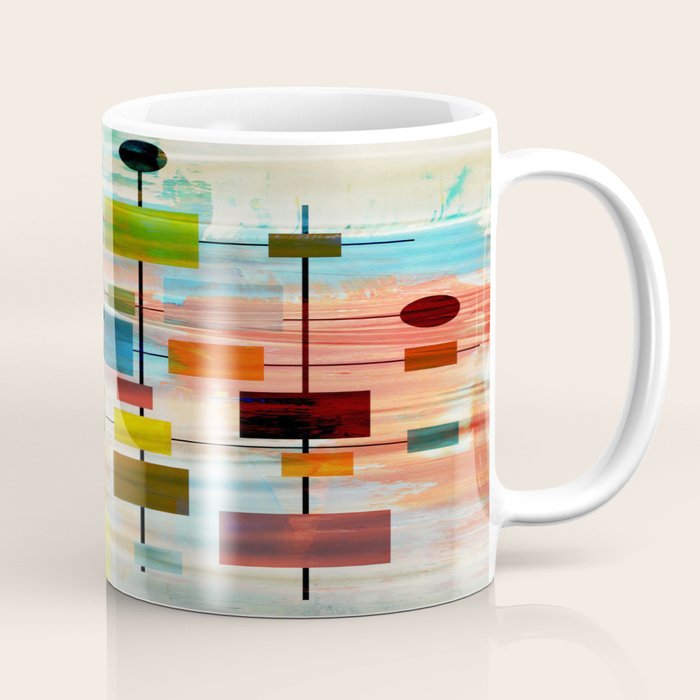 Mid-Century Modern Art 1.3 -  Graffiti Style Coffee Mug Gallery Image 1