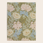 William Morris Vintage Chrysanthemum Pastel Pink Gold Blue 1876  Poster Gallery Image 4