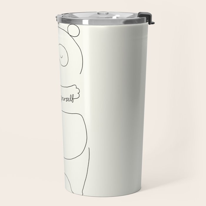 Love Yourself Panda Travel Mug Gallery Image 2