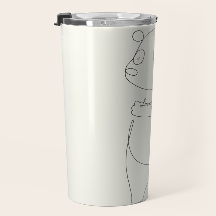 Love Yourself Panda Travel Mug Gallery Image 3