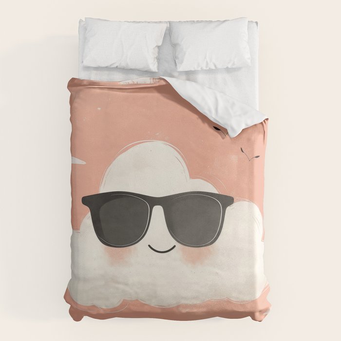 Too Cool to Rain Duvet Cover Gallery Image 1
