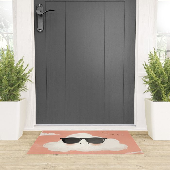 Too Cool to Rain Welcome Mat Gallery Image 3