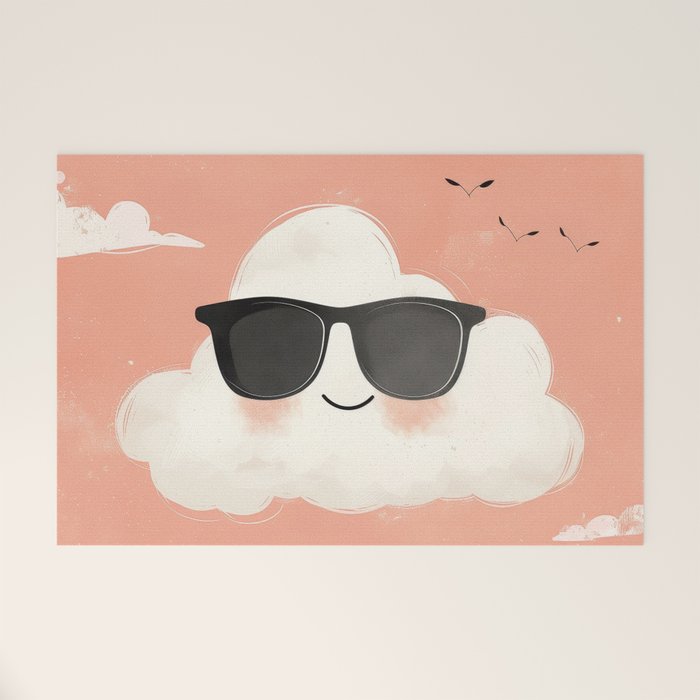 Too Cool to Rain Welcome Mat Gallery Image 1