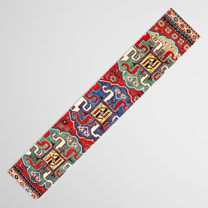 Chondzoresk Karabagh Caucasian Antique Carpet Print Table Runner Gallery Image 3