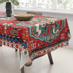 Chondzoresk Karabagh Caucasian Antique Carpet Print Tablecloth Gallery Image 3