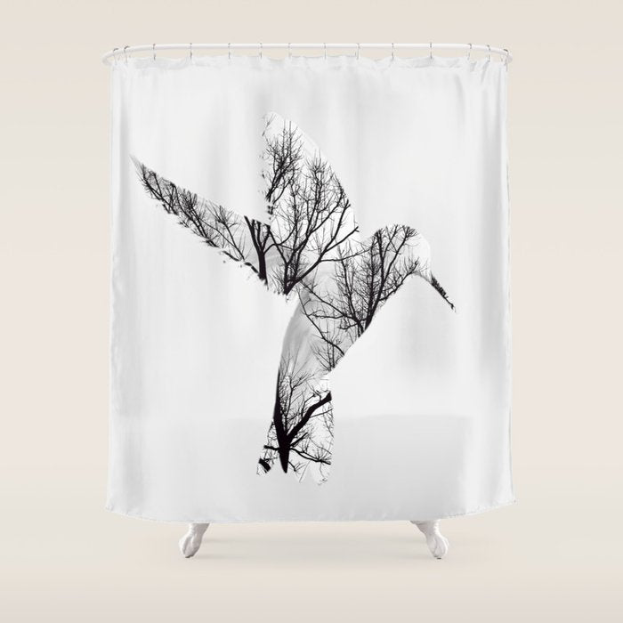 Bird Shower Curtain Gallery Image 1