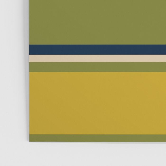 Modular Midcentury Modern Geometric Pattern in Retro Mid Mod Colors Poster Gallery Image 3