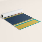 Modular Midcentury Modern Geometric Pattern in Retro Mid Mod Colors Yoga Mat Gallery Image 2