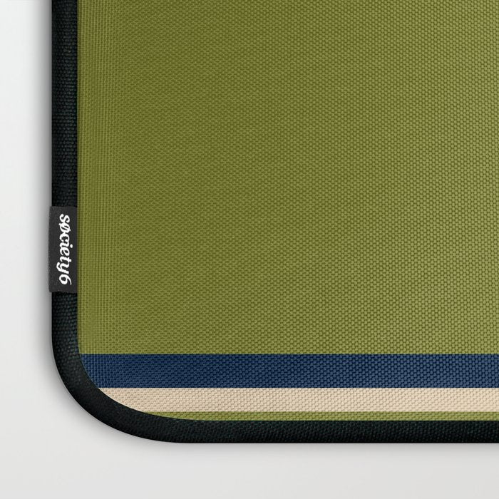Modular Midcentury Modern Geometric Pattern in Retro Mid Mod Colors Laptop Sleeve Gallery Image 3