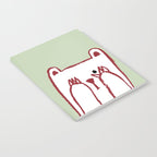 No peeking polar bear Notebook Gallery Image 2