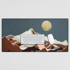 Rustic Mountains Desk Mat Gallery Image 1
