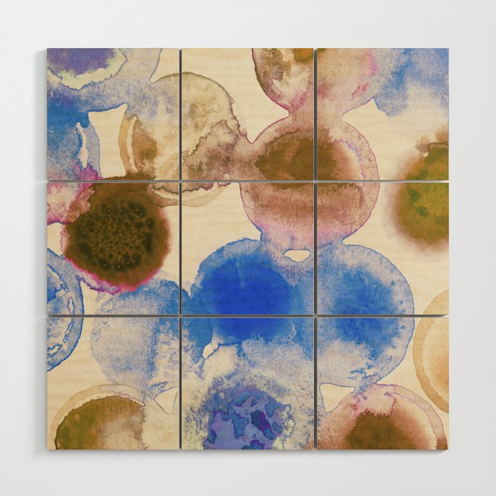 Colorful Acrylic Circles #2 Wood Wall Art Gallery Image 1