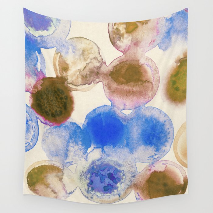 Colorful Acrylic Circles #2 Wall Tapestry Gallery Image 4