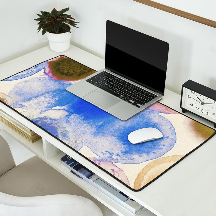 Colorful Acrylic Circles #2 Desk Mat Gallery Image 2