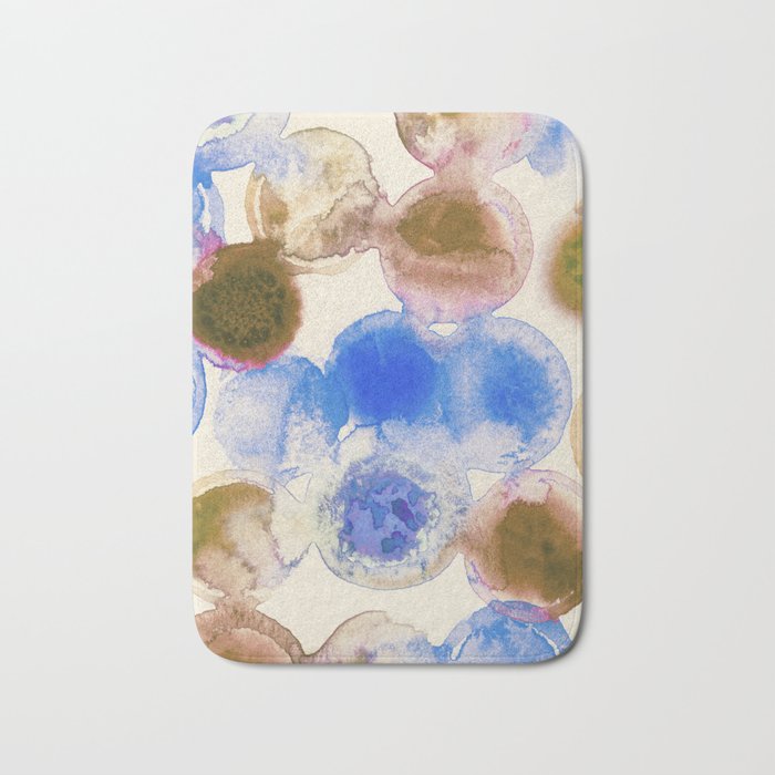 Colorful Acrylic Circles #2 Bath Mat Gallery Image 1