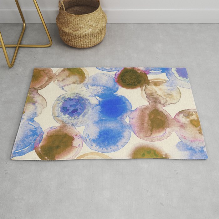 Colorful Acrylic Circles #2 Rug Gallery Image 1