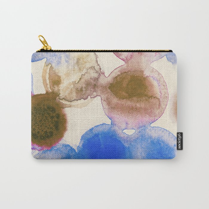 Colorful Acrylic Circles #2 Carry All Pouch Gallery Image 1