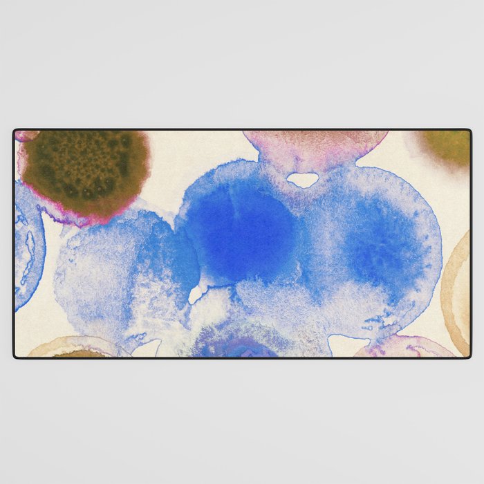 Colorful Acrylic Circles #2 Desk Mat Gallery Image 3
