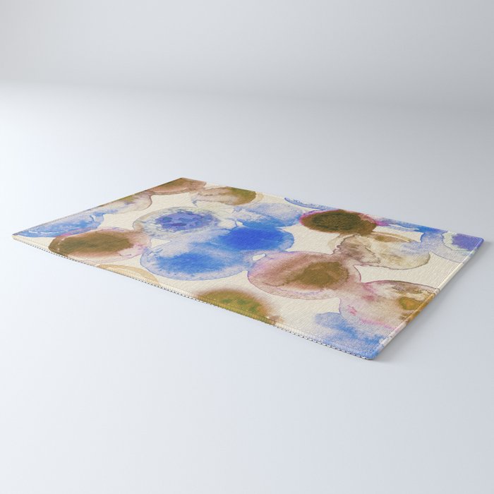 Colorful Acrylic Circles #2 Rug Gallery Image 3