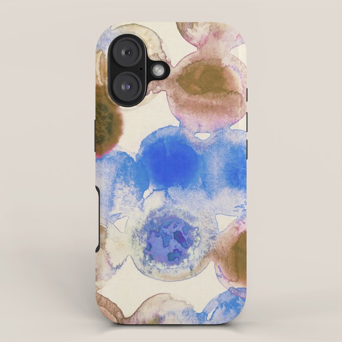 Colorful Acrylic Circles #2 iPhone Case Gallery Image 1