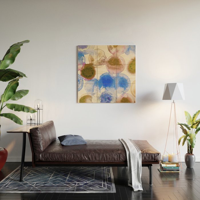Colorful Acrylic Circles #2 Wood Wall Art Gallery Image 2