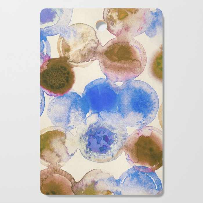 Colorful Acrylic Circles #2 Cutting Board Gallery Image 1