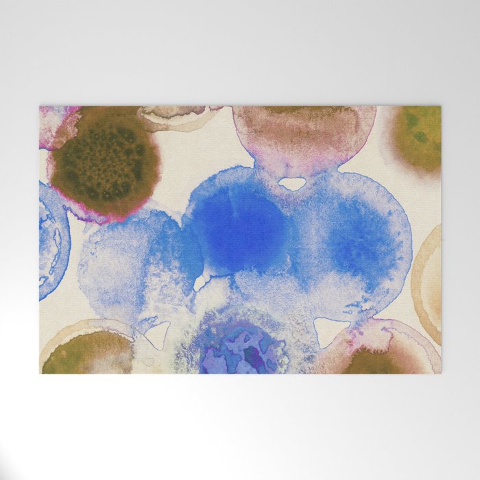 Colorful Acrylic Circles #2 Welcome Mat Gallery Image 1