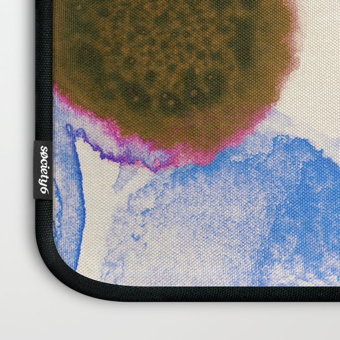 Colorful Acrylic Circles #2 Laptop Sleeve Gallery Image 3