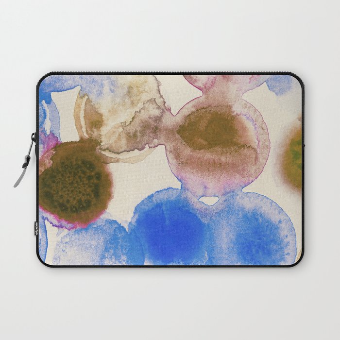 Colorful Acrylic Circles #2 Laptop Sleeve Gallery Image 1
