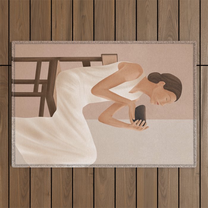 Brewed Tea Outdoor Rug Gallery Image 1
