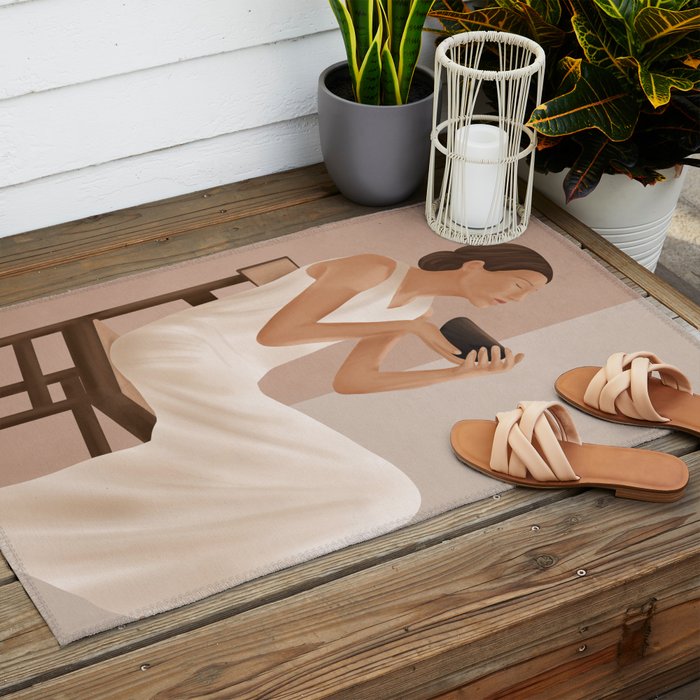 Brewed Tea Outdoor Rug Gallery Image 2
